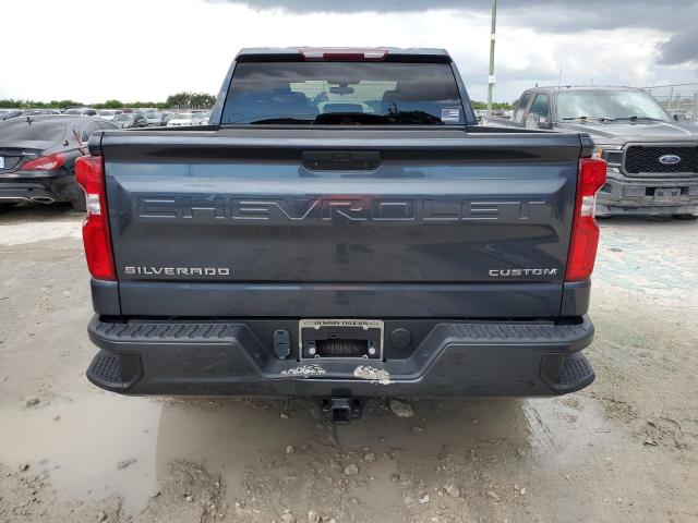 1GCPWBEK0MZ262556 - 2021 CHEVROLET SILVERADO C1500 CUSTOM GRAY photo 6