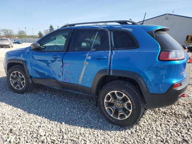 1C4PJMBXXMD186738 - 2021 JEEP CHEROKEE TRAILHAWK BLUE photo 2