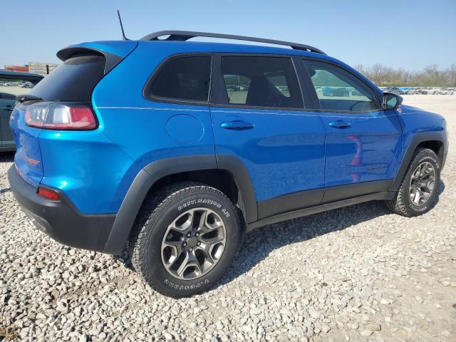 1C4PJMBXXMD186738 - 2021 JEEP CHEROKEE TRAILHAWK BLUE photo 3