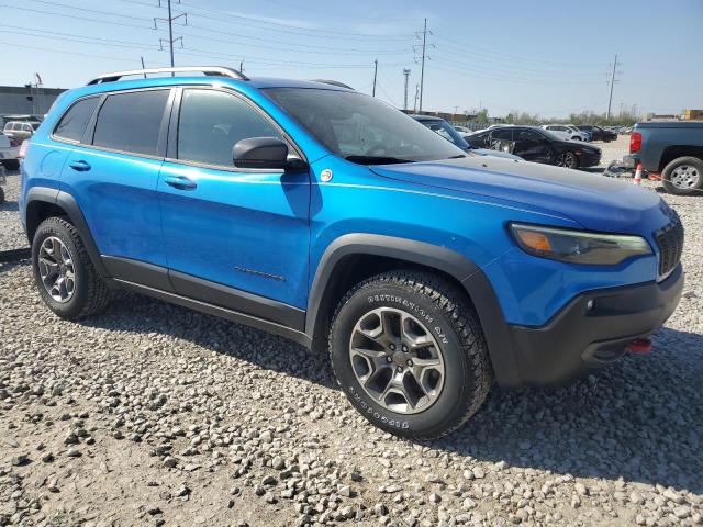 1C4PJMBXXMD186738 - 2021 JEEP CHEROKEE TRAILHAWK BLUE photo 4