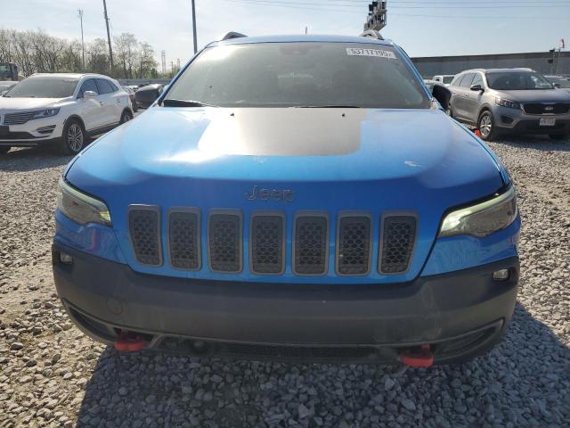 1C4PJMBXXMD186738 - 2021 JEEP CHEROKEE TRAILHAWK BLUE photo 5