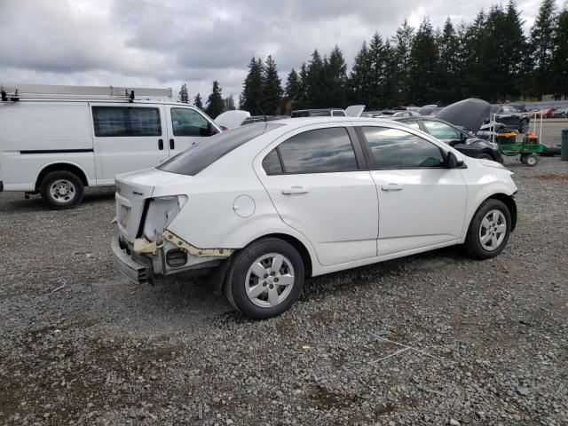 1G1JA5SH8F4159957 - 2015 CHEVROLET SONIC LS WHITE photo 3