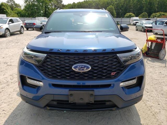 1FM5K8GC7LGA77633 - 2020 FORD EXPLORER ST BLUE photo 5