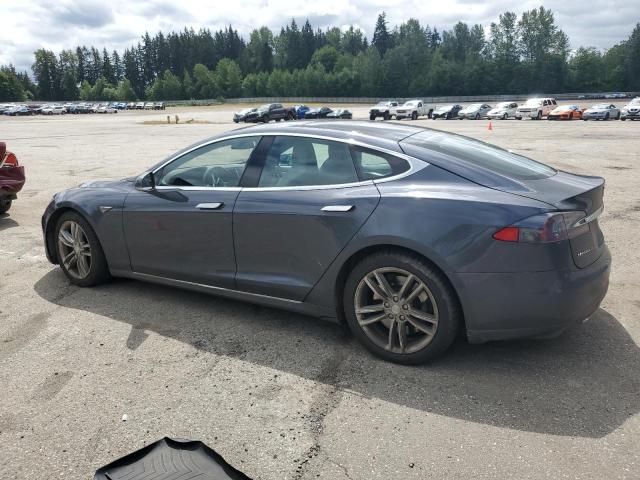 5YJSA1E29FF116457 - 2015 TESLA MODEL S GRAY photo 2