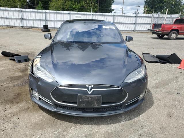5YJSA1E29FF116457 - 2015 TESLA MODEL S GRAY photo 5
