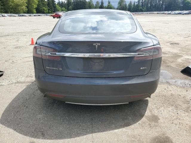 5YJSA1E29FF116457 - 2015 TESLA MODEL S GRAY photo 6