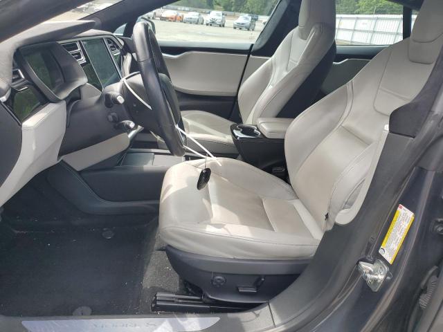 5YJSA1E29FF116457 - 2015 TESLA MODEL S GRAY photo 7