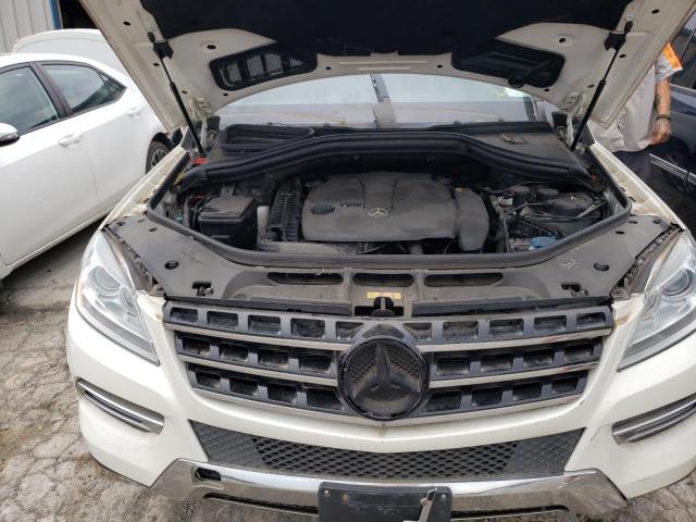 4JGDA5HBXCA074473 - 2012 MERCEDES-BENZ ML 350 4MATIC WHITE photo 7