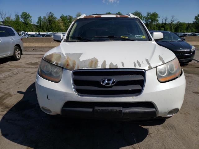 5NMSH73E99H305480 - 2009 HYUNDAI SANTA FE SE WHITE photo 5