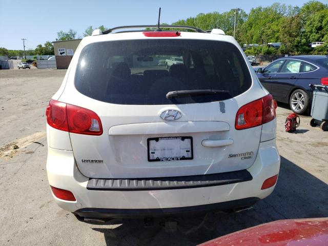 5NMSH73E99H305480 - 2009 HYUNDAI SANTA FE SE WHITE photo 6