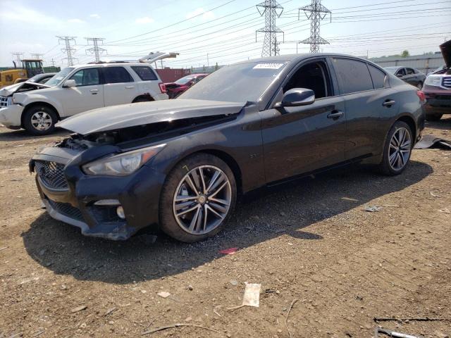 JN1BV7AR4EM699572 - 2014 INFINITI Q50 BASE BLACK photo 1