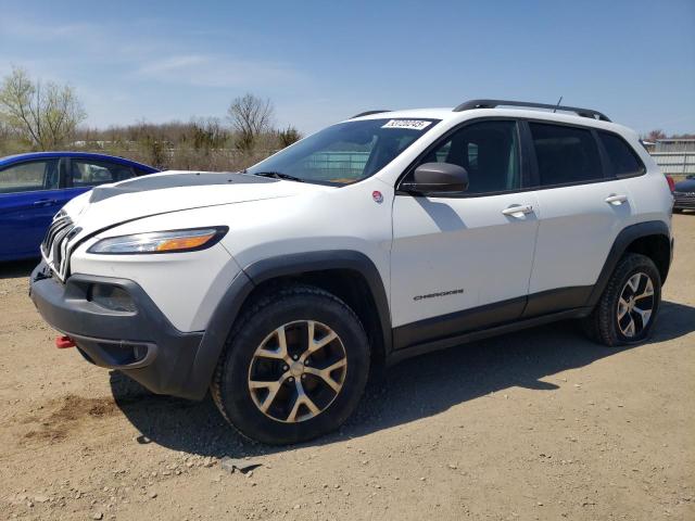 1C4PJMBS5EW156797 - 2014 JEEP CHEROKEE TRAILHAWK WHITE photo 1