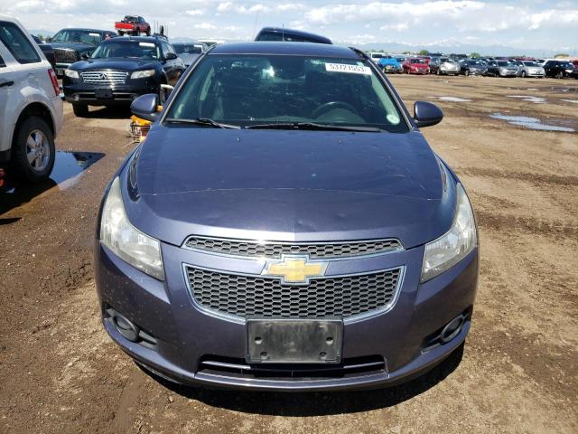 1G1P75SZ6E7242589 - 2014 CHEVROLET CRUZE BLUE photo 5