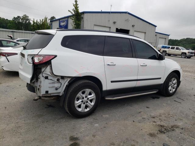 1GNKRFKD1HJ102535 - 2017 CHEVROLET TRAVERSE LS WHITE photo 3