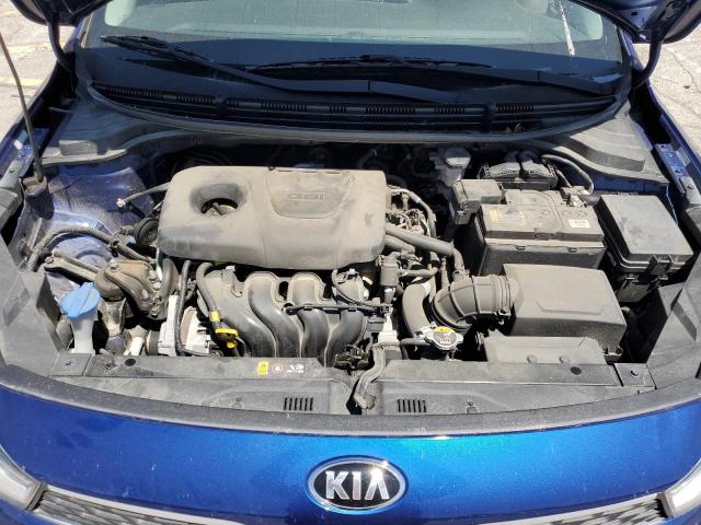 3KPA24AB9KE200567 - 2019 KIA RIO S BLUE photo 11