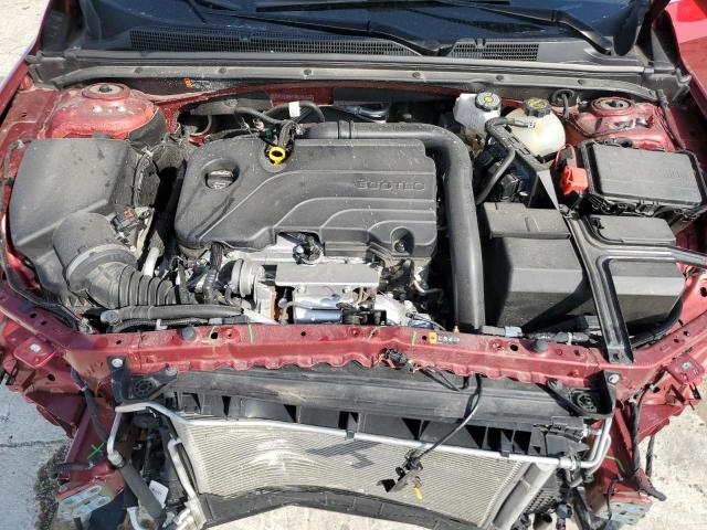 1G1ZG5ST0SF152554 - 2025 CHEVROLET MALIBU RS MAROON photo 11