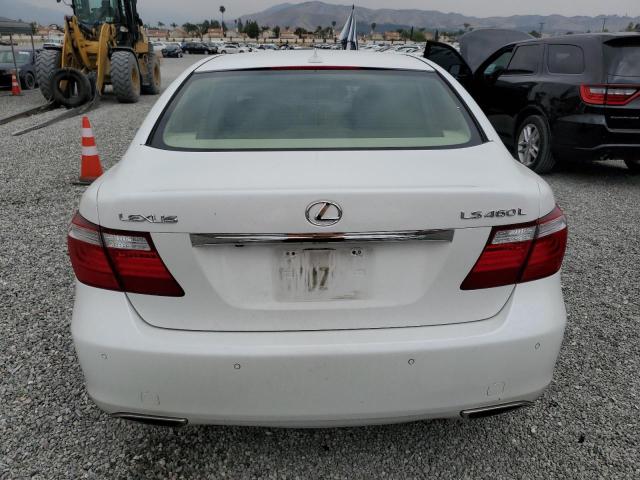 JTHGL46F275009707 - 2007 LEXUS LS 460L WHITE photo 6