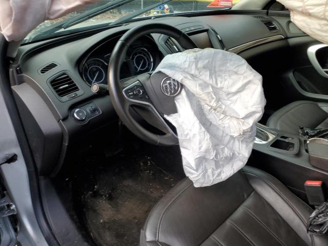 2G4GK5EX9F9142658 - 2015 BUICK REGAL SILVER photo 8