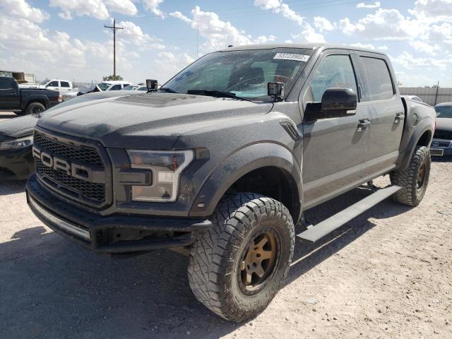 1FTFW1RG1JFA03924 - 2018 FORD F150 RAPTOR GRAY photo 2