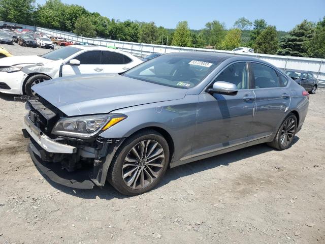 KMHGN4JE4FU037440 - 2015 HYUNDAI GENESIS 3.8L SILVER photo 1