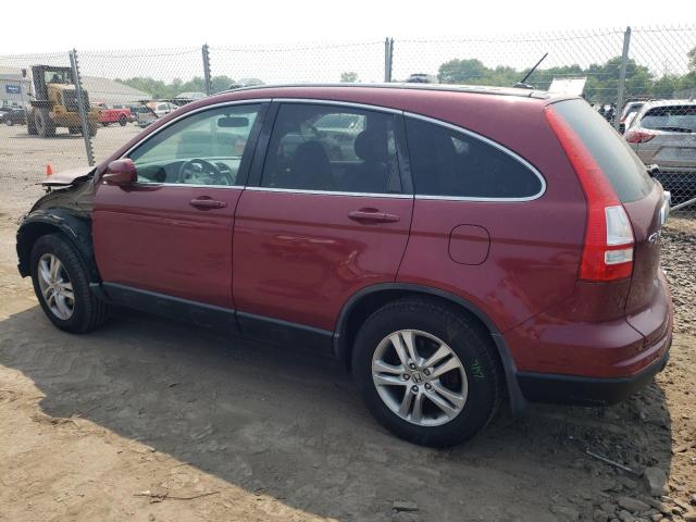 5J6RE4H74AL073349 - 2010 HONDA CR-V EXL MAROON photo 2