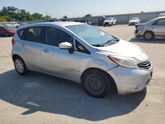 3N1CE2CP8FL411146 - 2015 NISSAN VERSA NOTE S SILVER photo 4