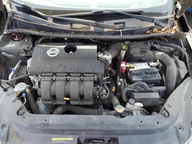 3N1AB7AP9FL637194 - 2015 NISSAN SENTRA S GRAY photo 11