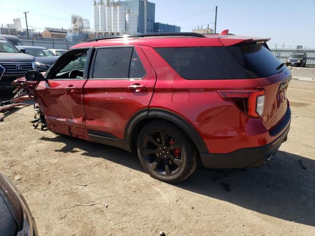 1FM5K8GC9LGB09899 - 2020 FORD EXPLORER ST RED photo 2