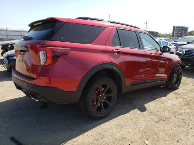 1FM5K8GC9LGB09899 - 2020 FORD EXPLORER ST RED photo 3