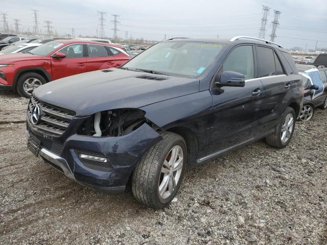 4JGDA5HB6EA284460 - 2014 MERCEDES-BENZ ML 350 4MATIC BLUE photo 1