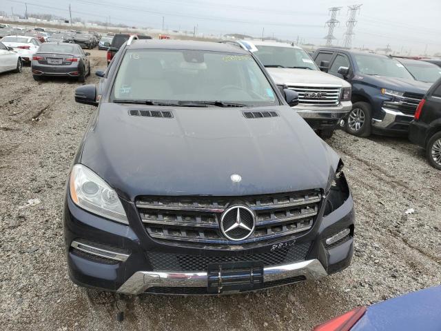 4JGDA5HB6EA284460 - 2014 MERCEDES-BENZ ML 350 4MATIC BLUE photo 5