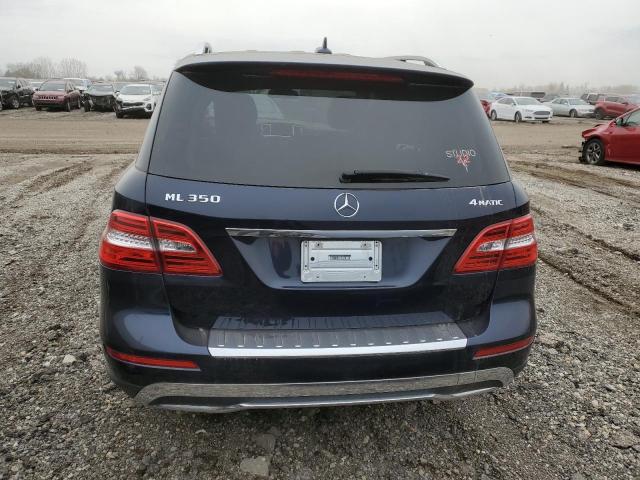 4JGDA5HB6EA284460 - 2014 MERCEDES-BENZ ML 350 4MATIC BLUE photo 6