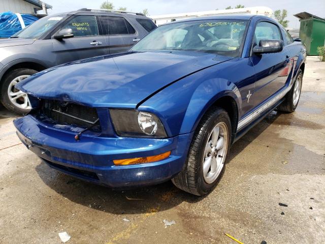 1ZVFT80N475345733 - 2007 FORD MUSTANG BLUE photo 1