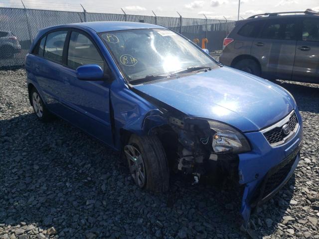 KNADH5B3XB6712463 - 2011 KIA RIO BASE BLUE photo 1