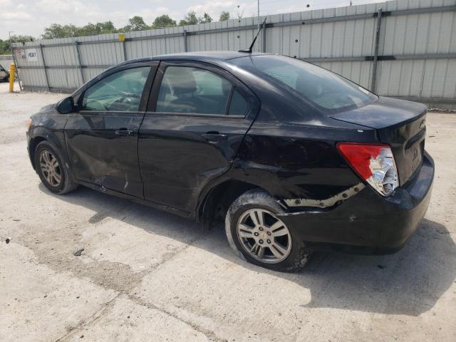 1G1JA5SH6C4156048 - 2012 CHEVROLET SONIC LS BLACK photo 2