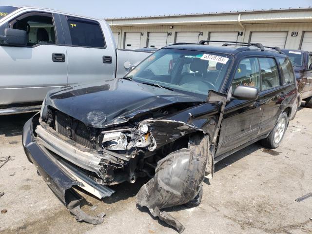 JF1SG65604H723381 - 2004 SUBARU FORESTER 2.5XS Negro foto 1