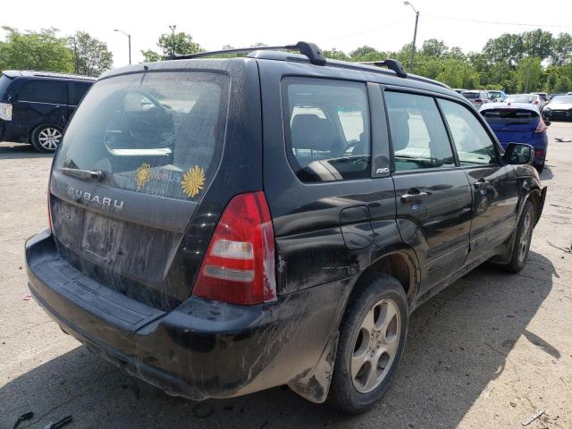 JF1SG65604H723381 - 2004 SUBARU FORESTER 2.5XS Negro foto 3