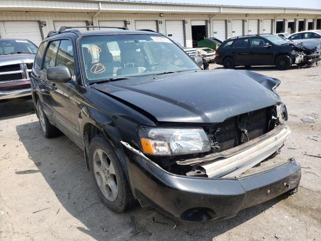 JF1SG65604H723381 - 2004 SUBARU FORESTER 2.5XS Negro foto 4