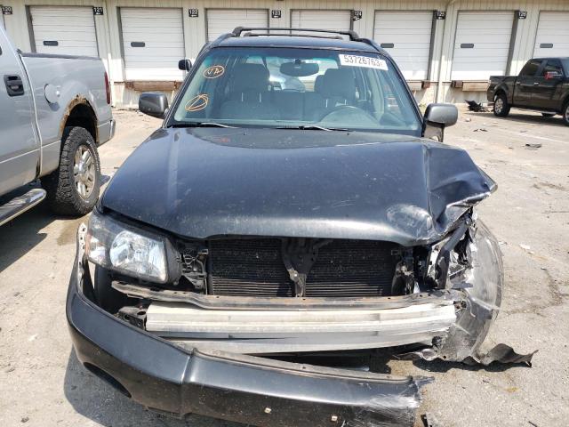 JF1SG65604H723381 - 2004 SUBARU FORESTER 2.5XS Negro foto 5