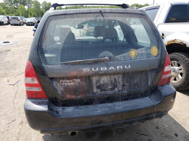 JF1SG65604H723381 - 2004 SUBARU FORESTER 2.5XS Negro foto 6