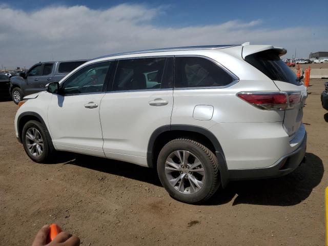 5TDJKRFH0FS122489 - 2015 TOYOTA HIGHLANDER XLE 白色 照片 2