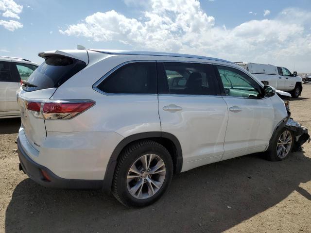 5TDJKRFH0FS122489 - 2015 TOYOTA HIGHLANDER XLE 白色 照片 3