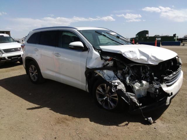 5TDJKRFH0FS122489 - 2015 TOYOTA HIGHLANDER XLE 白色 照片 4
