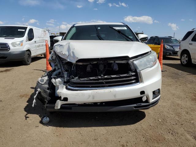 5TDJKRFH0FS122489 - 2015 TOYOTA HIGHLANDER XLE 白色 照片 5