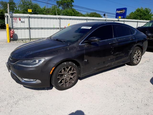 1C3CCCEG9FN540894 - 2015 CHRYSLER 200 C CHARCOAL photo 1