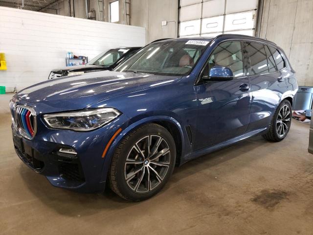 5UXCR6C58KLL06814 - 2019 BMW X5 XDRIVE40I BLUE photo 1