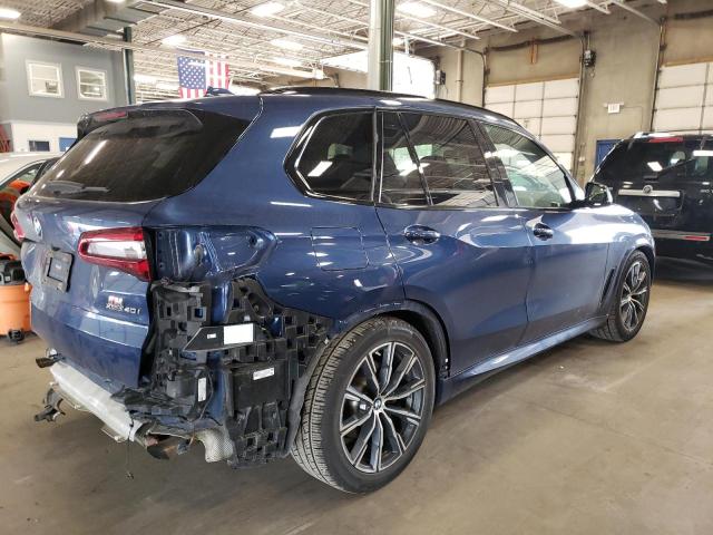 5UXCR6C58KLL06814 - 2019 BMW X5 XDRIVE40I BLUE photo 3