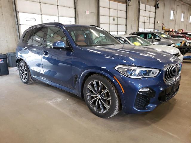 5UXCR6C58KLL06814 - 2019 BMW X5 XDRIVE40I Синій фото 4