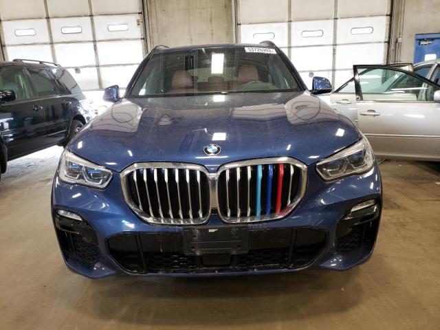 5UXCR6C58KLL06814 - 2019 BMW X5 XDRIVE40I BLUE photo 5