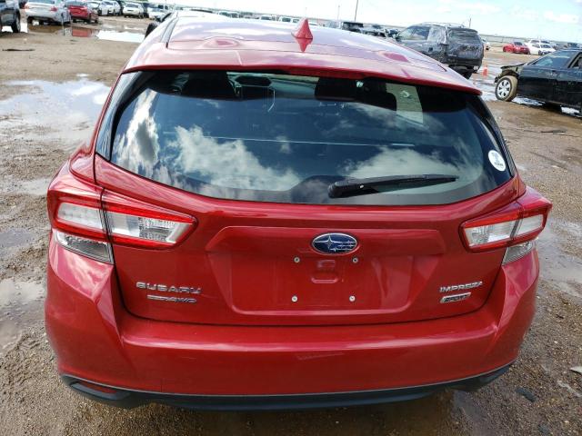 4S3GTAM62J3721415 - 2018 SUBARU IMPREZA SPORT RED photo 6